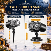 NoelView Outdoor Christmas Projector Light, Waterproof thumbnail 8