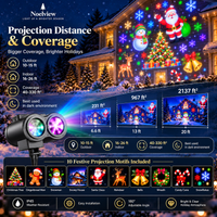 NoelView Outdoor Christmas Projector Light, Waterproof thumbnail 7